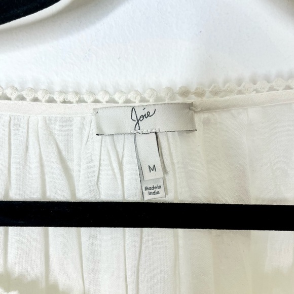 Joie ‘Oda’ Split Neck Crochet Blouse - Picture 8 of 8